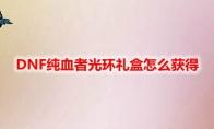 DNF纯血者光环礼盒怎么获得