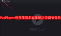 PotPlayer如何设置使用多媒体键功能调节音量