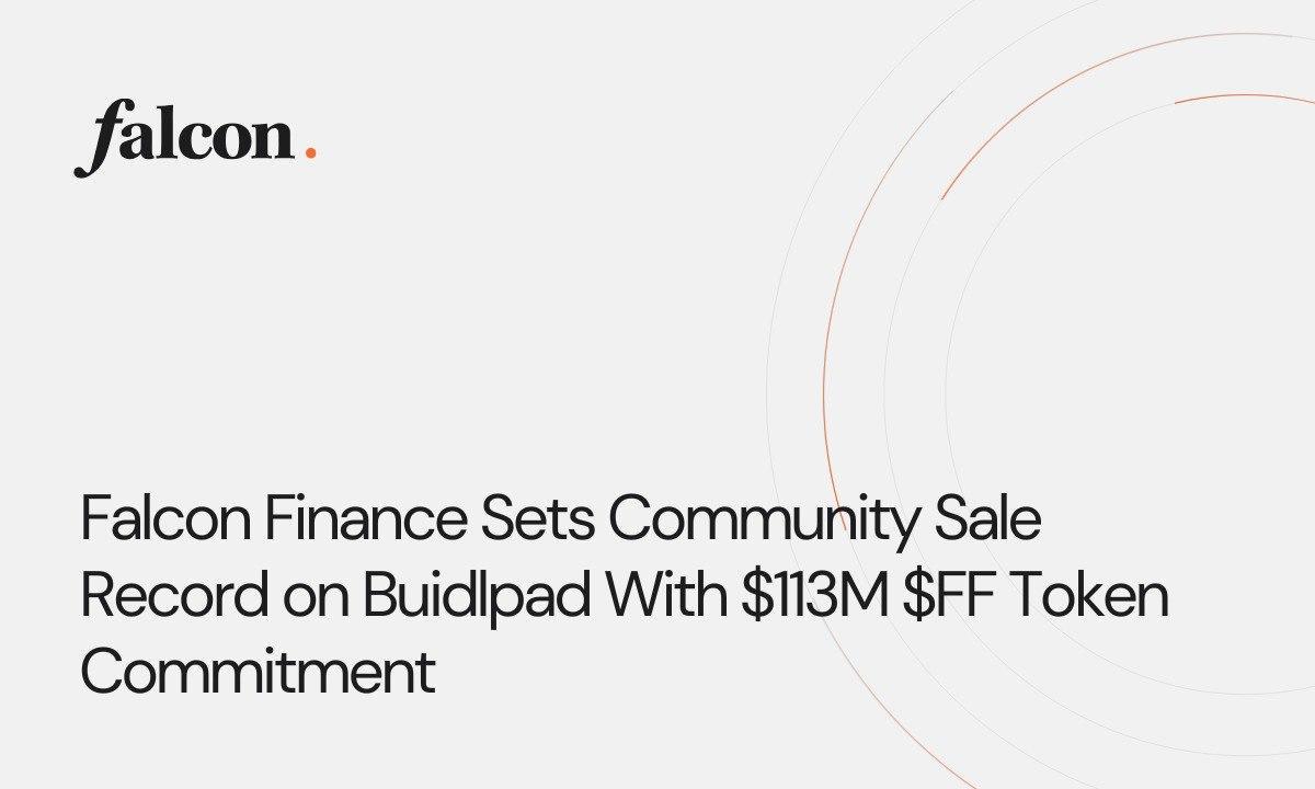 Falcon Finance 承诺发行 1.13 亿美元 FF 代币，创下 Buidlpad 社区销售纪录