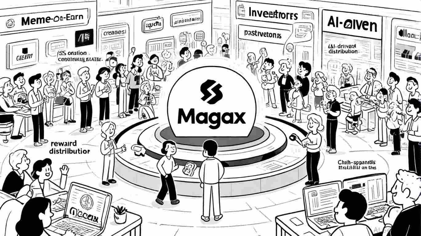 Meme to Earn 代币和机构采用：Chainlink 和 Solana 支持下 Magax 中新兴的持有者动态和网络效应