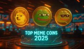 DOGE 持稳，PEPE 回落，但 AlphaPepe 的预售势头使其成为 2025 年最值得投资的新型加密货币之一
