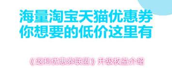 返利优惠券联盟如何提现