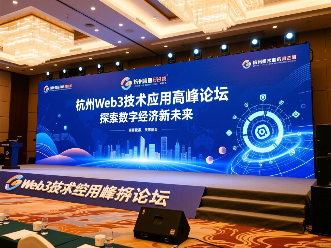 杭州Web3技术应用高峰论坛，探索数字经济新未来