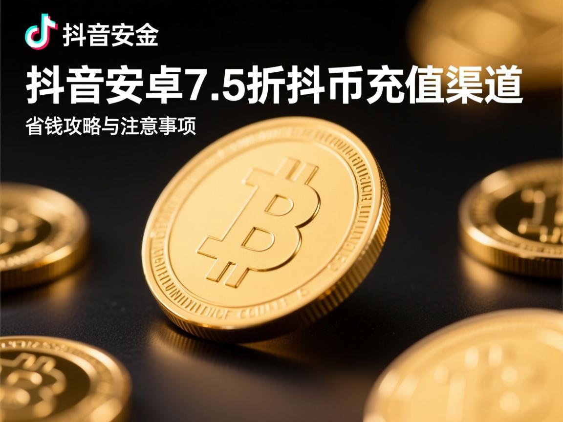 抖音安卓7.5折抖币充值渠道，省钱攻略与注意事项