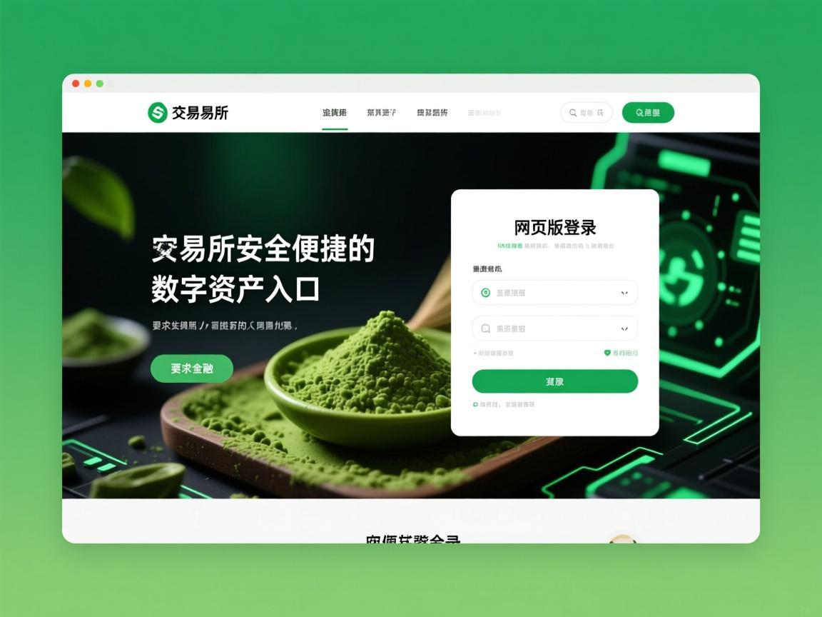 抹茶交易所网页版登录，安全便捷的数字资产入口