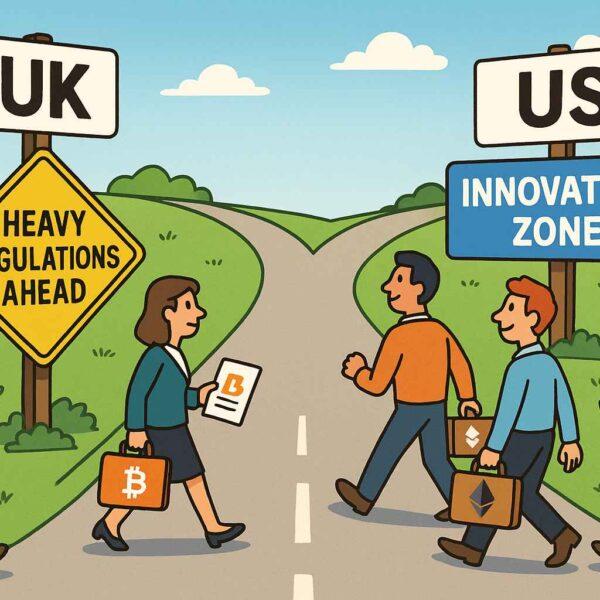 英国失去加密货币中心地位，建筑商将目光转向美国