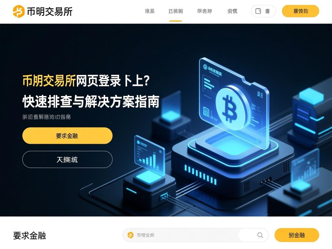 币安交易所网页登录不上 别慌！快速排查与解决方案指南
