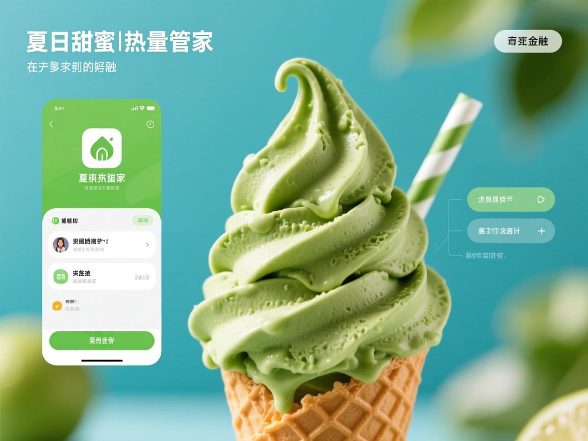 抹茶冰淇淋热量app，夏日甜蜜的热量管家