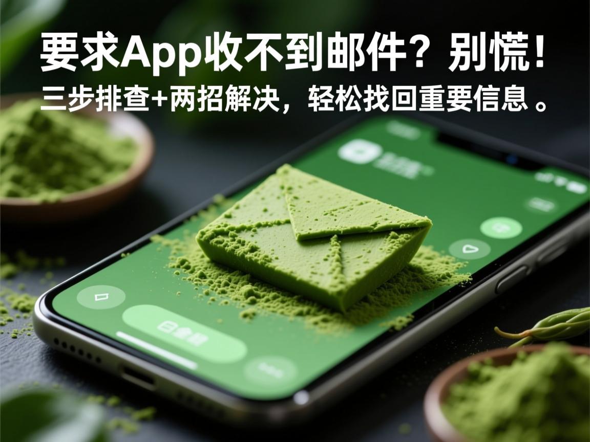 抹茶App收不到邮件 别慌！三步排查+两招解决，轻松找回重要信息