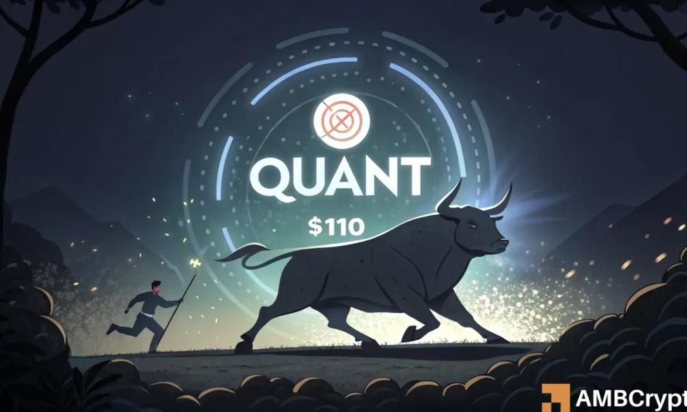 Quant 逆势上涨 20%——但 QNT 即将反转的原因如下