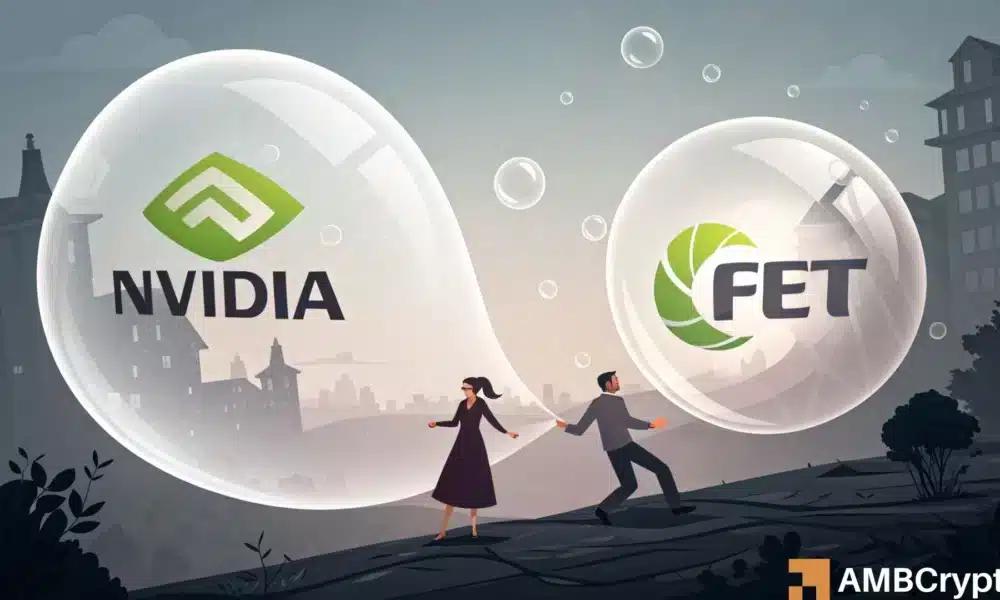 FET：两项链上指标揭示了人工智能恐慌的真实代价