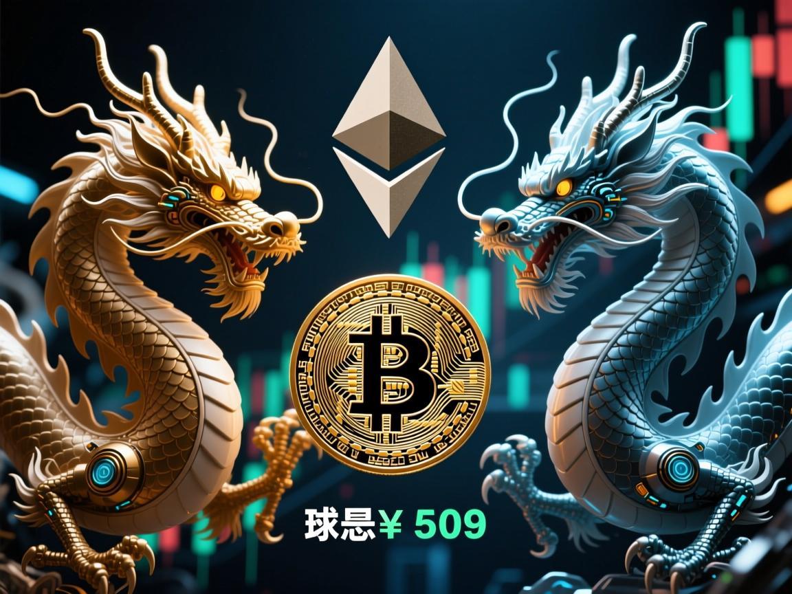 以太坊价格与比特币价格，加密市场的双龙戏珠与分化逻辑