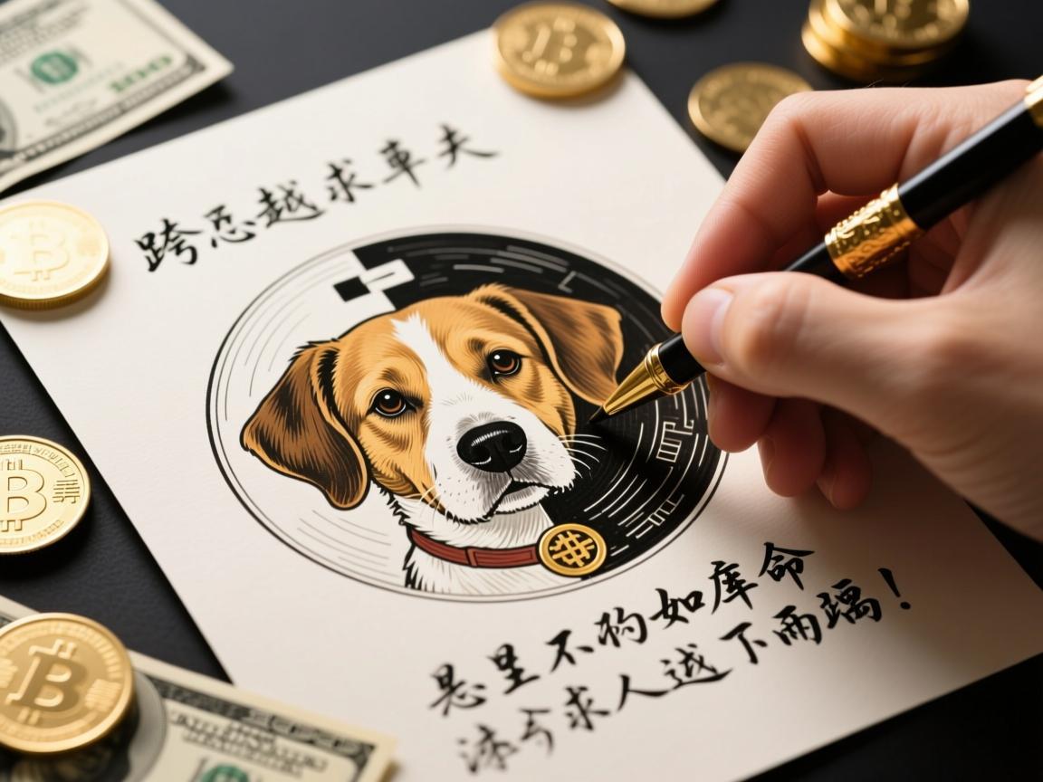 如何画狗狗冥币,一份跨越阴阳的思念手札