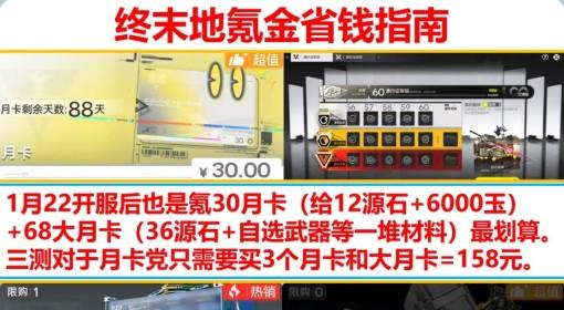 明日方舟：终末地 氪金省钱建议