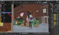 Blender怎么追加动作