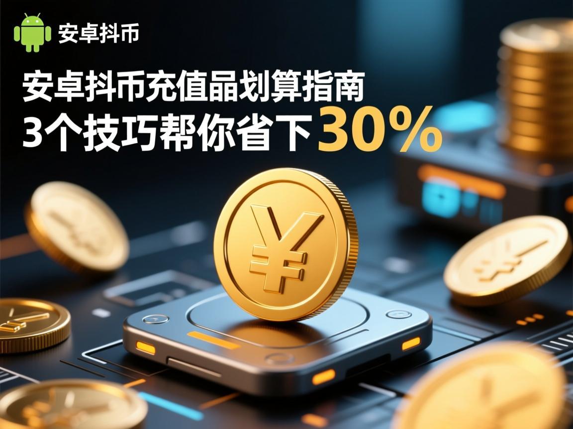 安卓抖币充值最划算指南，3个技巧帮你省下30%预算