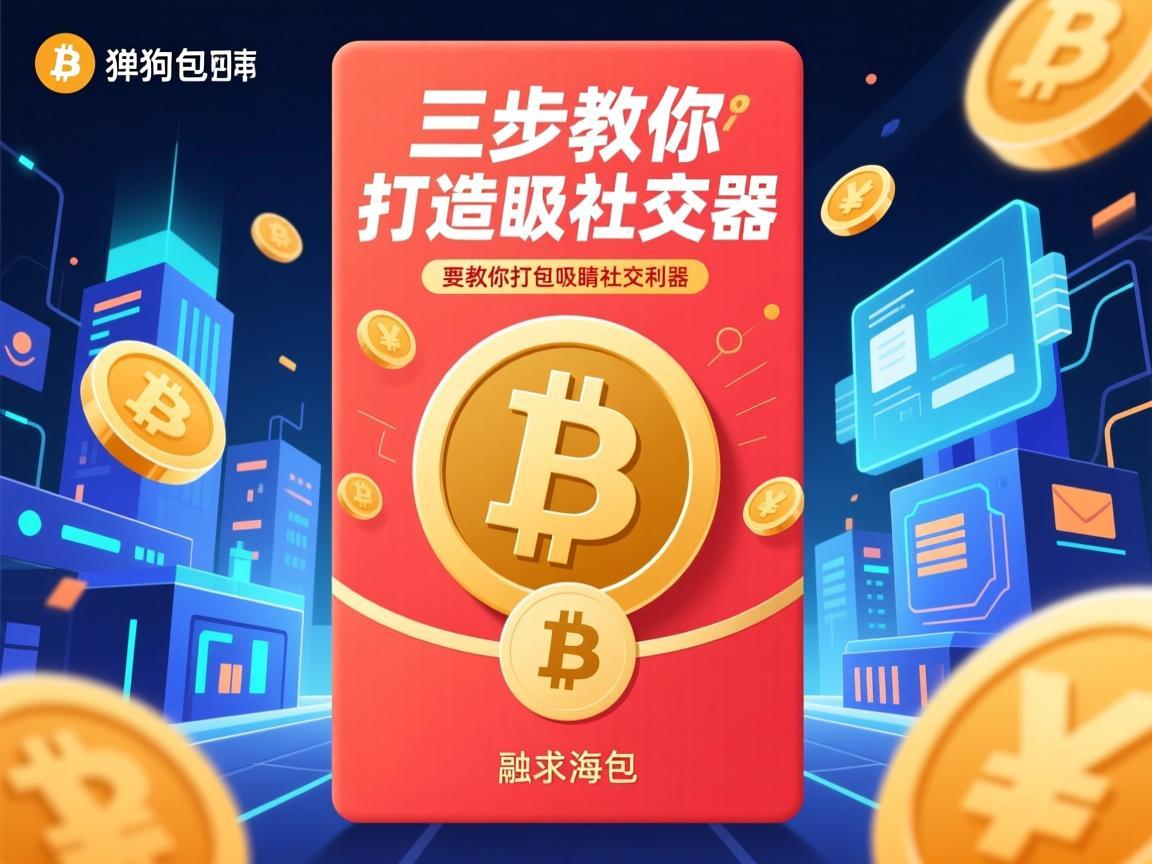 狗狗币红包海报怎么弄 三步教你打造吸睛社交利器