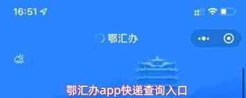 鄂汇办app如何查快递