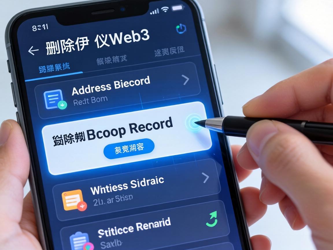 如何删除欧义Web3上的地址簿记录