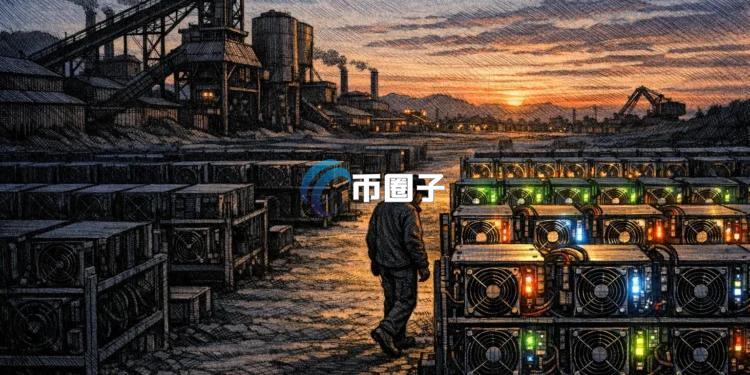 比特币挖矿难度暴跌10.09%！算力缩减背后：BTC价格下跌挤压矿工利润
