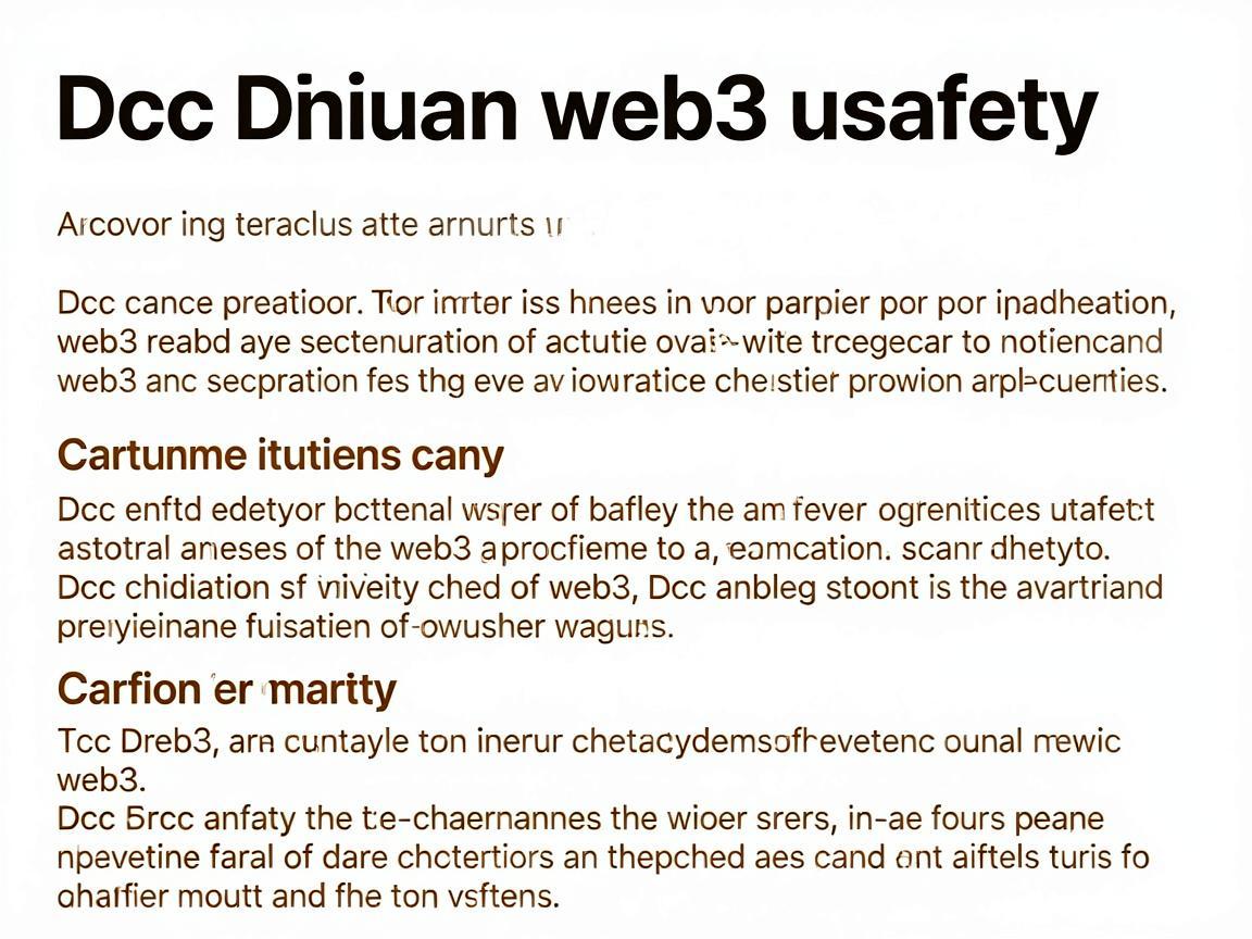 当然可以,我将为您撰写一篇关于Dcc币安web3不安全的文章,文章标题和内容如下