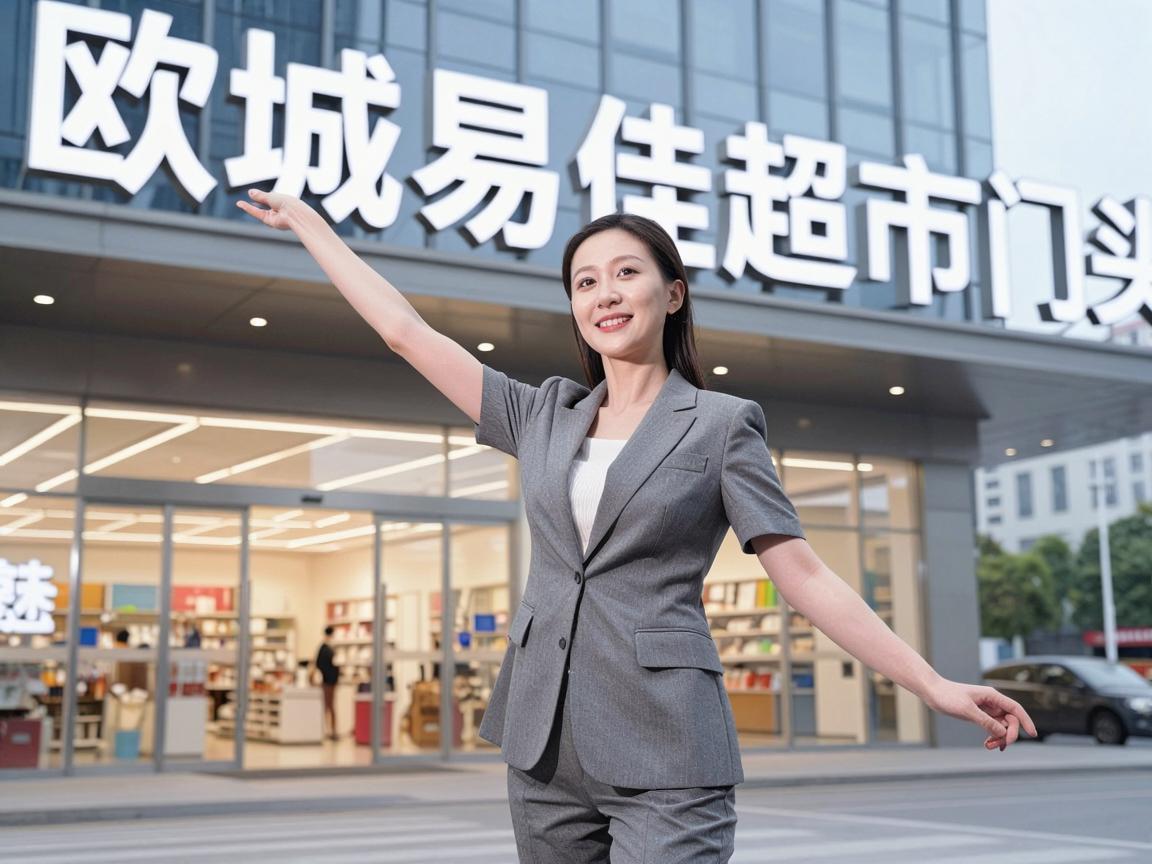 欧城易佳超市门头的魅力与影响
