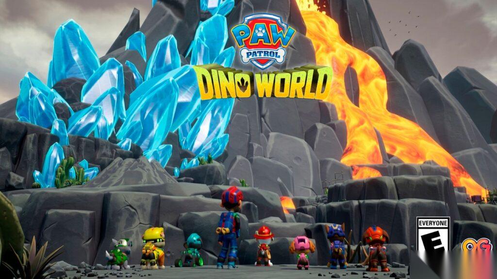 探索 PAW Patrol: Dino World 中的火山区域