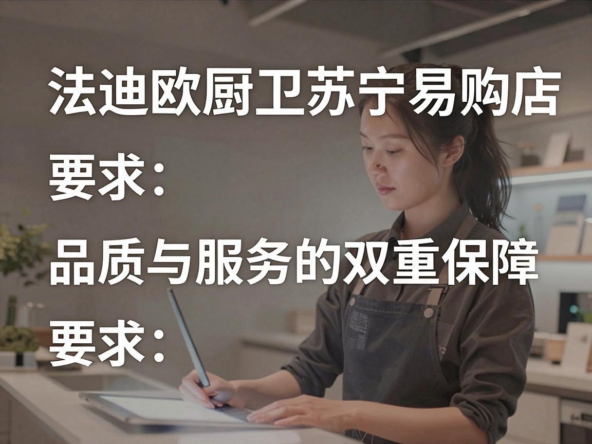 法迪欧厨卫苏宁易购店，品质与服务的双重保障