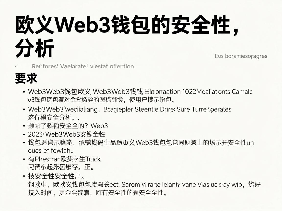 欧义Web3钱包的安全性分析