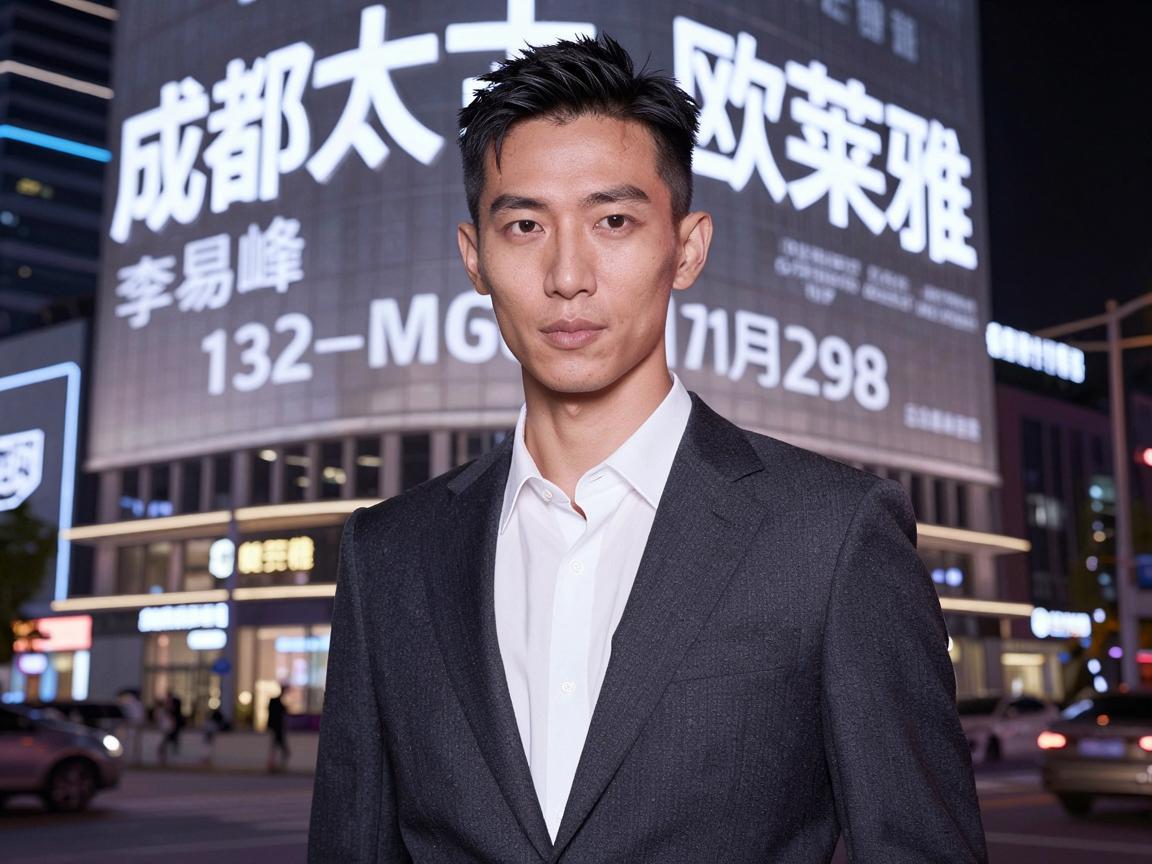 李易峰成都太古里欧莱雅