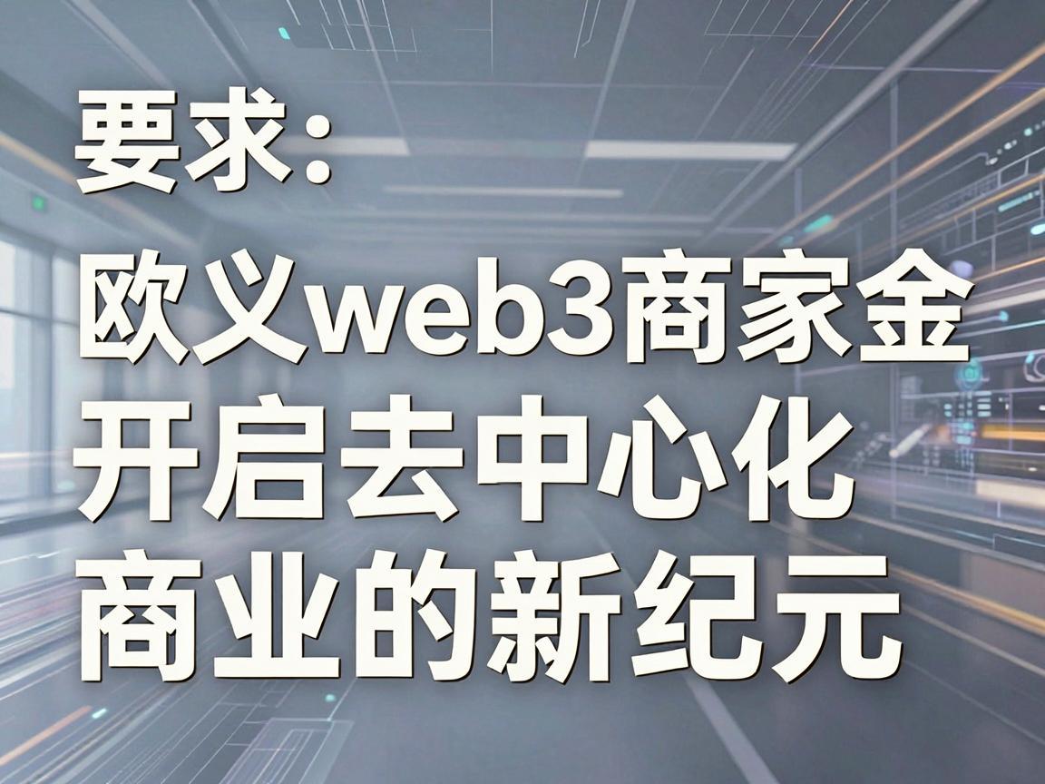 欧义web3商家保证金，开启去中心化商业的新纪元