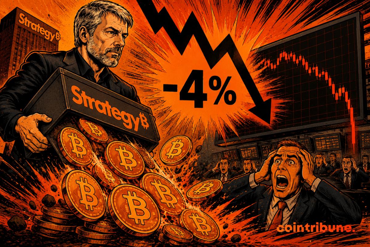 比特币下跌，Strategy通过出售BTC套现