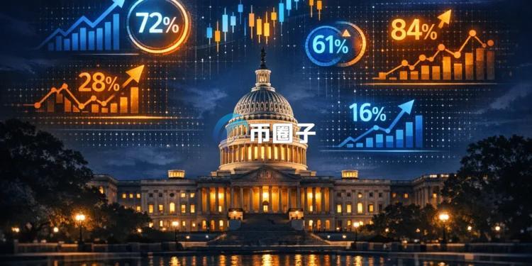 Polymarket预测市场数据： CLARITY法案 年底过关机率跌至32% 创今年新低