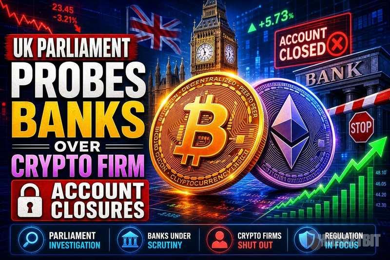 英国议会调查银行关闭加密货币公司账户