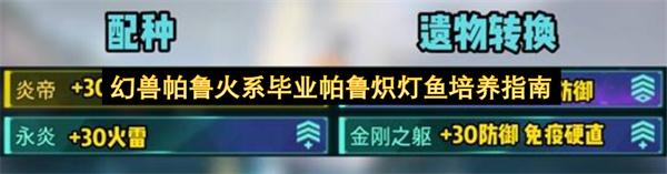 幻兽帕鲁火系毕业帕鲁炽灯鱼培养指南