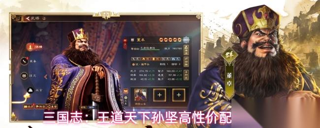 三国志王道天下孙坚怎么配队孙坚高性价配队攻略